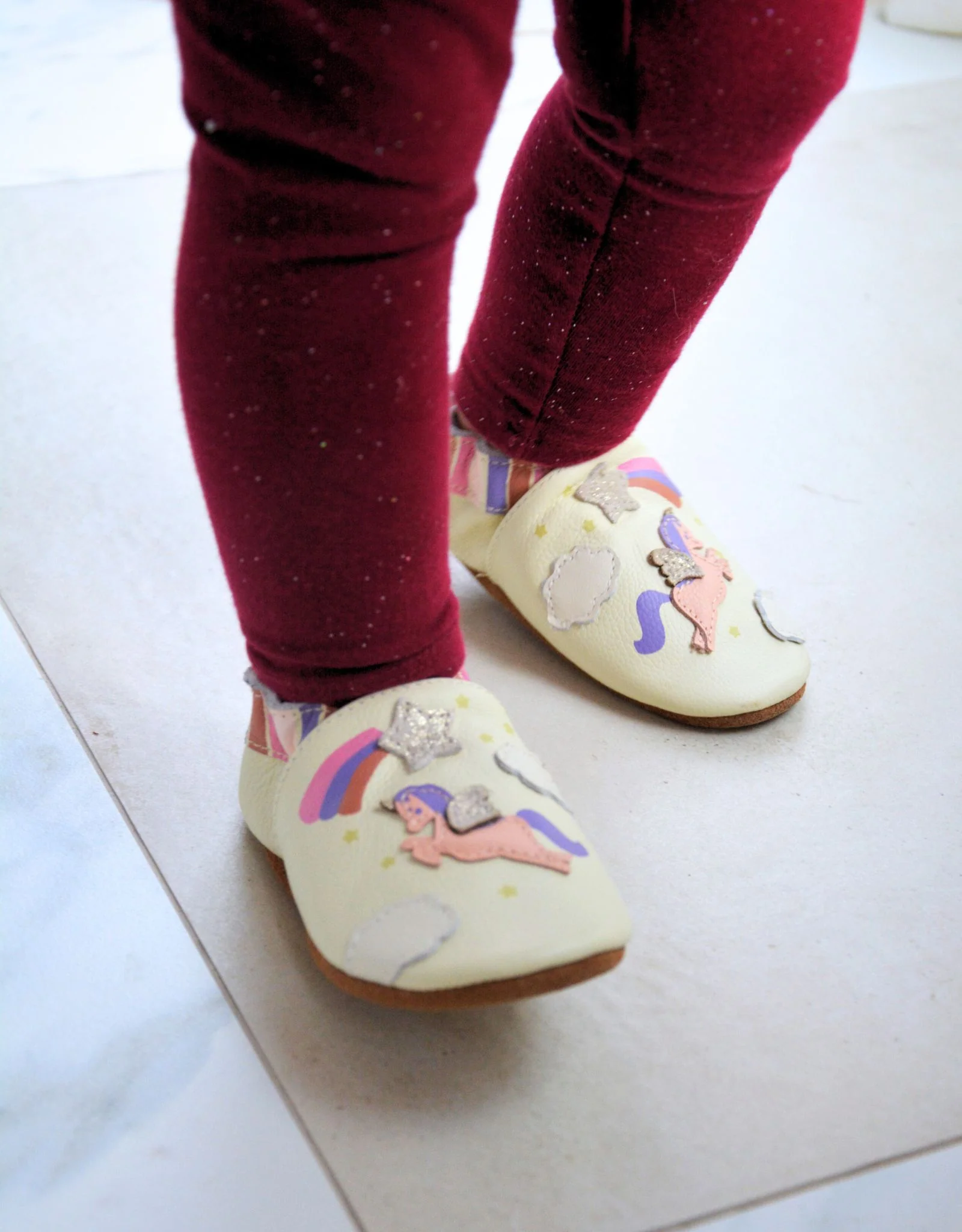 Born to Shine Soft Soles Ivory - Image 3