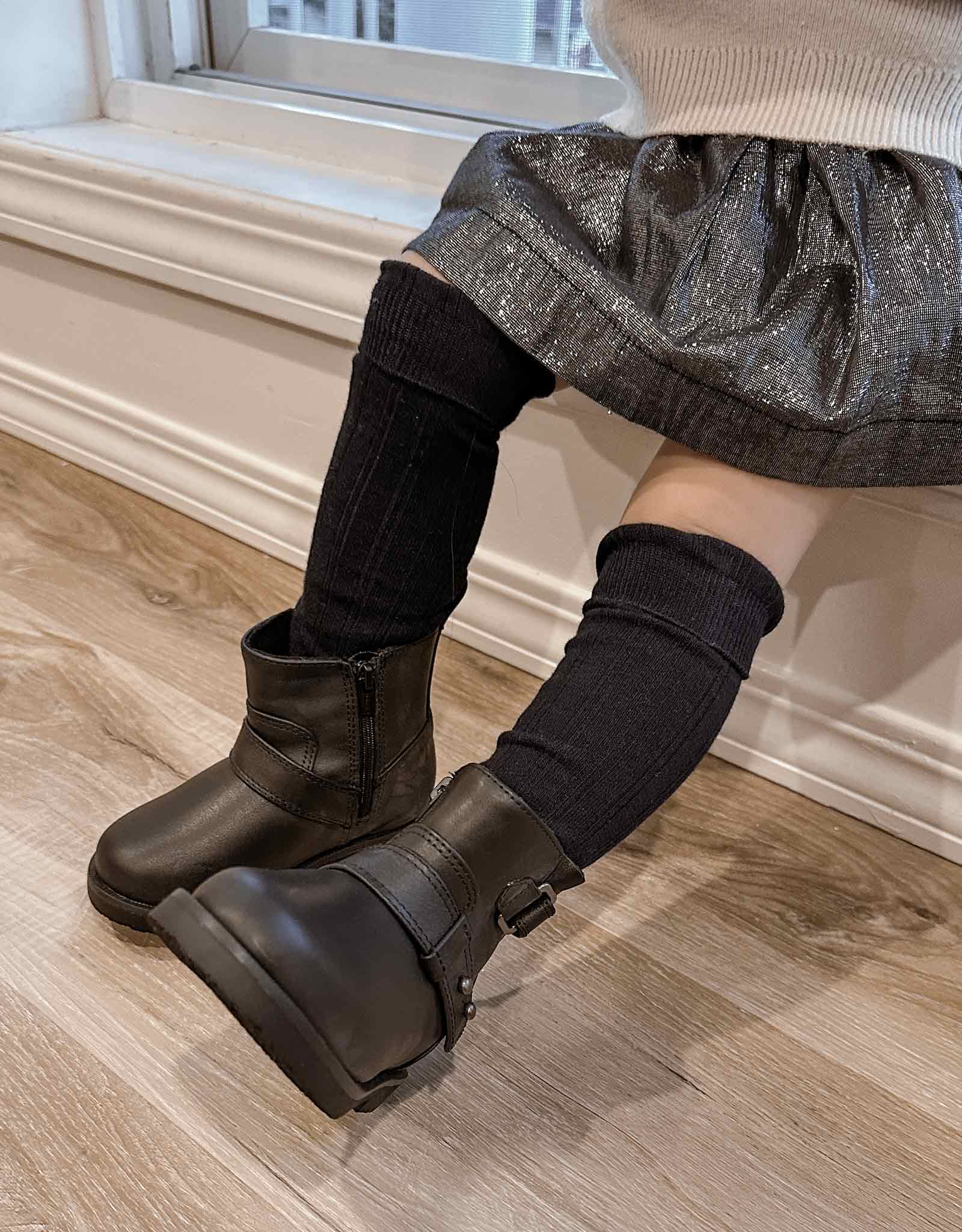 Demi Duo 2-Pack Knee High Socks Navy for Toddlers and Kids - Image 3