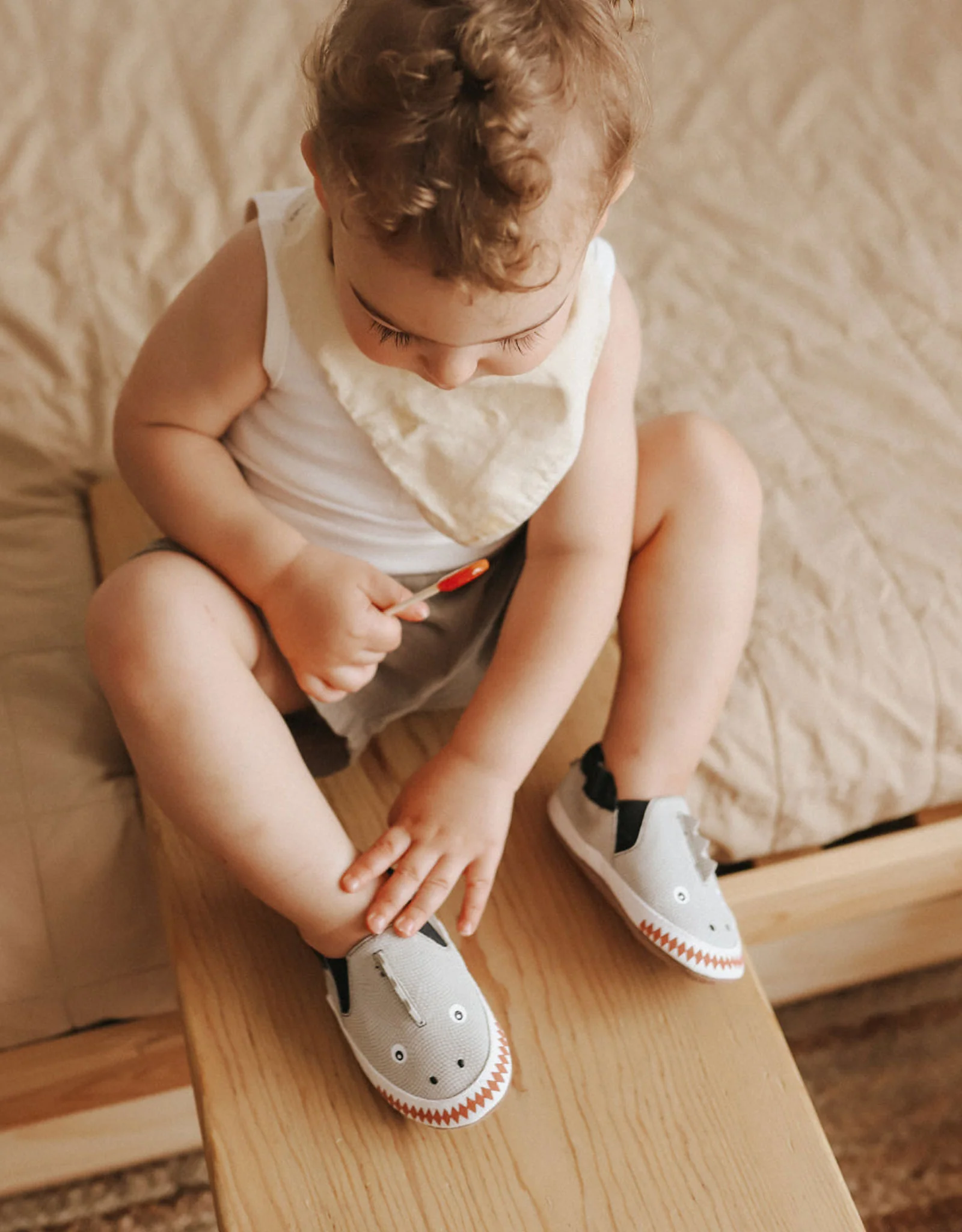 Dino Dan Soft Soles Grey - Image 3
