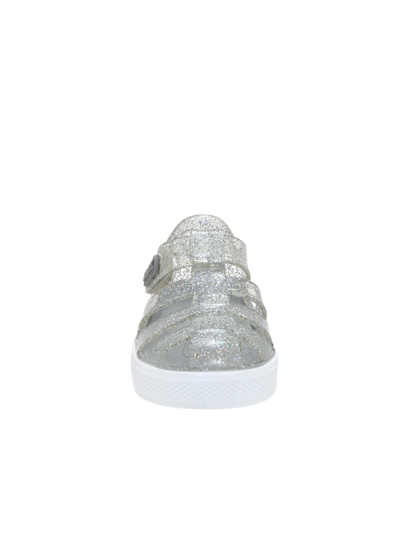 Elite Glitz Jelly Shoes in Silver - Image 3