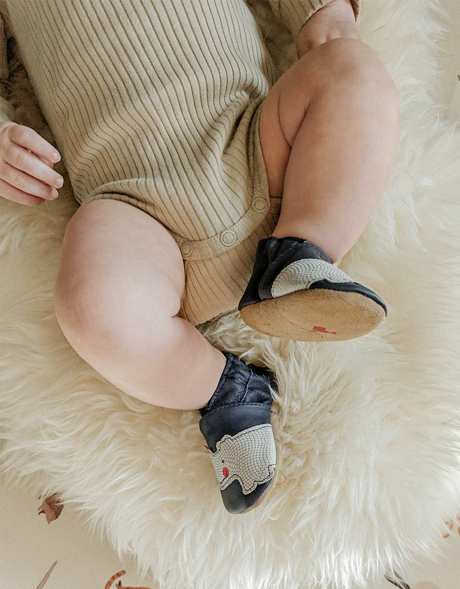 Friends Wrap Around Soft Soles Navy - Image 3