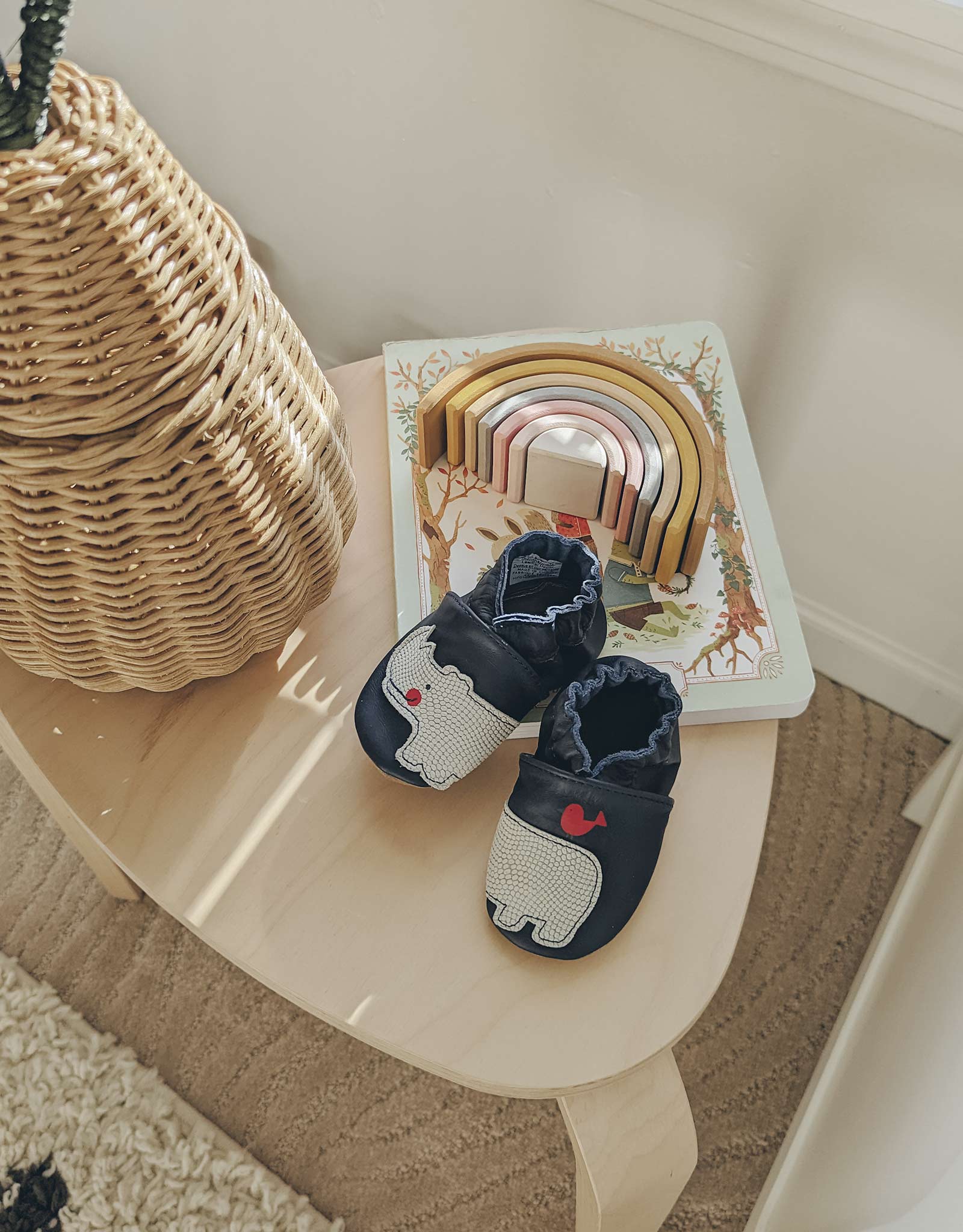 Friends Wrap Around Soft Soles Navy - Image 4