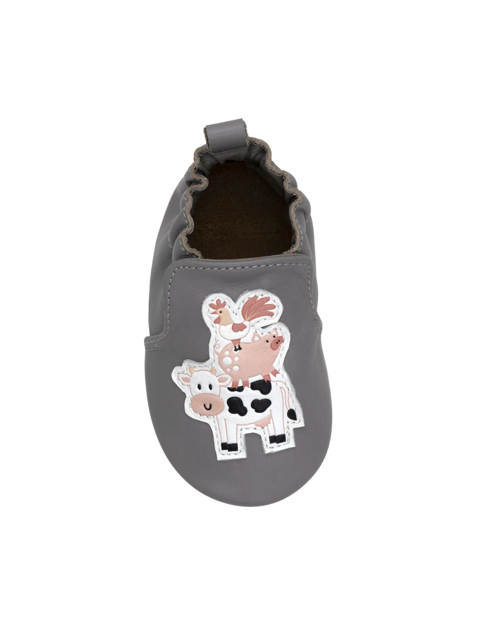 Fun At The Farm Soft Soles in Grey - Image 6