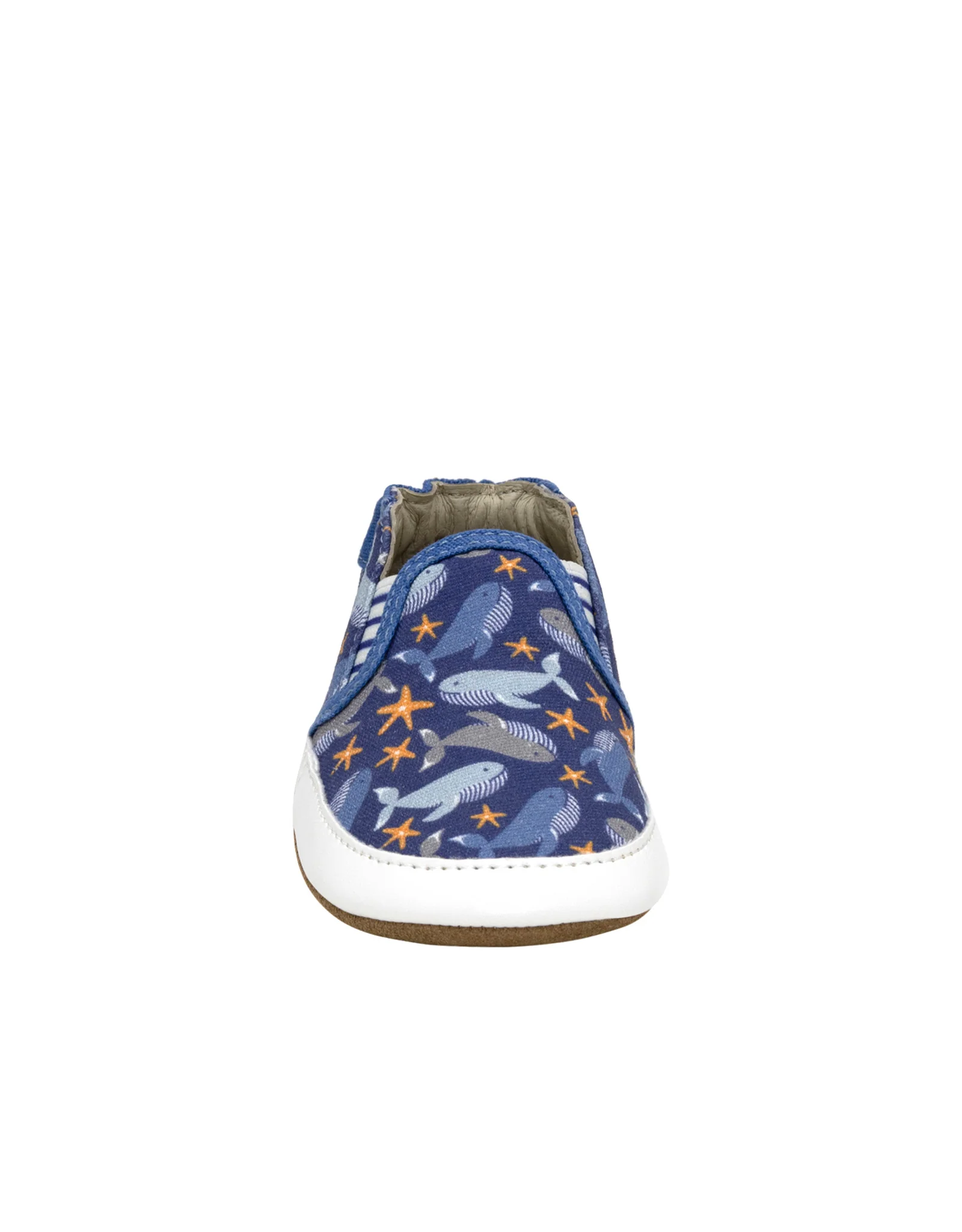 Whale Tale Soft Soles in Dark Blue - Image 3