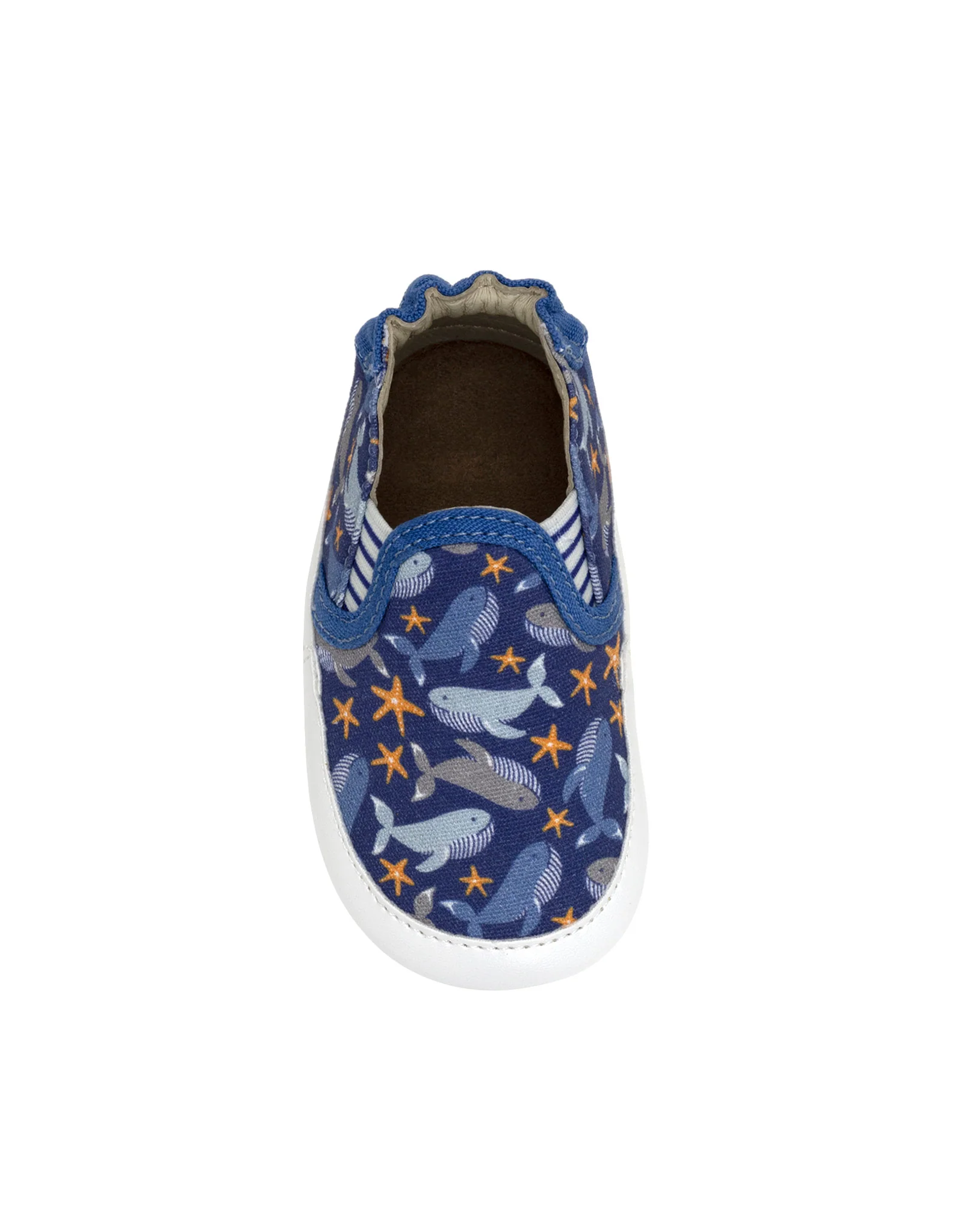 Whale Tale Soft Soles in Dark Blue - Image 6